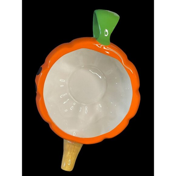 Disney Sculpted Ceramic Mickey Mouse Jack-o-Lantern Pumpkin Tea Set Halloween - Picture 8 of 8